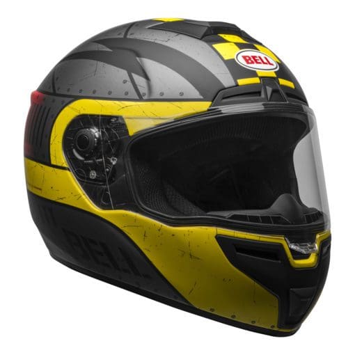 Bell Street 2021.2 SRT Adult Helmet (Devil May Care Matte Gray/Yellow) - Image 5