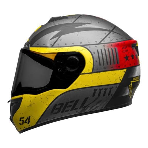 Bell Street 2021.2 SRT Adult Helmet (Devil May Care Matte Gray/Yellow) - Image 4