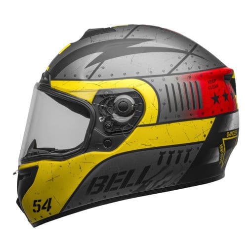 Bell Street 2021.2 SRT Adult Helmet (Devil May Care Matte Gray/Yellow) - Image 3