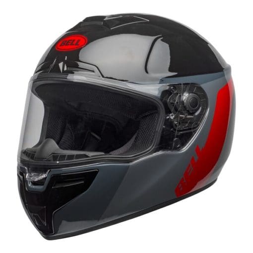 Bell Street 2021 SRT Adult Helmet (Razor Black/Grey/Red) - Image 10