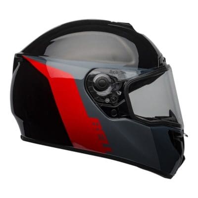 Bell Street 2021 SRT Adult Helmet (Razor Black/Grey/Red)