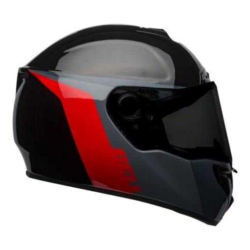 Bell Street 2021 SRT Adult Helmet (Razor Black/Grey/Red) - Image 3