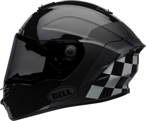 Bell Street 2021 Star DLX MIPS Adult Helmet Helmet (Lux Checkers M/G Black/White) - Image 2