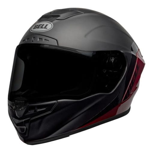 Bell Street 2021 Star DLX MIPS Adult Helmet Helmet (Shockwave M/G Black/Candy Red) - Image 7