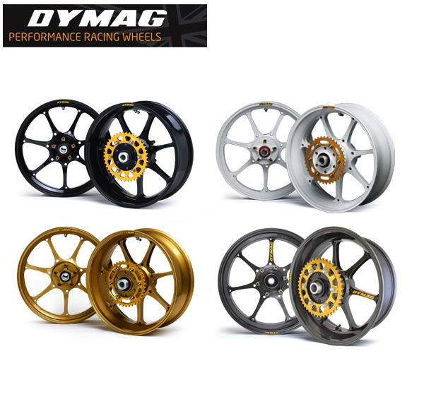 日本製 2ウェイ DYMAG DYMAG:ダイマグ 【UP7X】 FORGED アルミ鍛造ホイール 【サイズ：5.50-17】 カラー：グロスブラック  GPZ900R NINJA [ニンジャ]