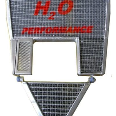 H2O Radiators DUCATI 749/999 OVERSIZED WATER +OIL RADIATOR +KIT