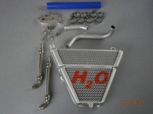 H2O Radiators DUCATI 1199/1299 PANIGALE ADDITIONAL WATER/OIL RADIATOR+KIT