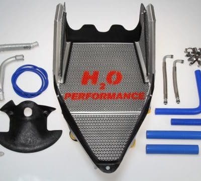 H2O Radiators DUCATI PANIGALE V4 OVERSIZED WATER +OIL RADIATOR +KIT