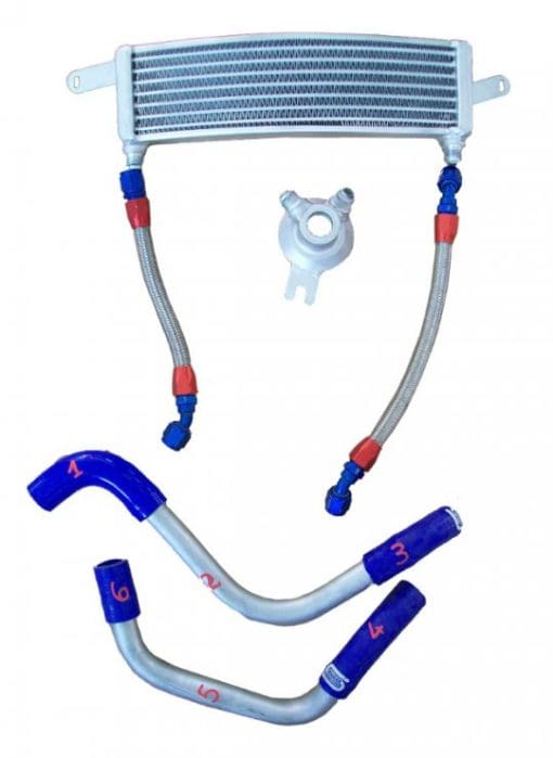 H2O Radiators HONDA CBR 1000 RR _ MY 08/16 OVERSIZED OIL RADIATOR + KIT