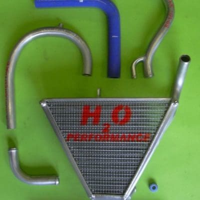 H2O Radiators KAWASAKI ZX6 R MY 07/08 ADDITIONAL WATER RADIATOR + KIT