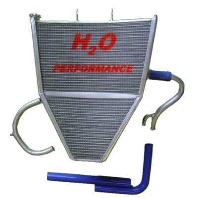 H2O Radiators KAWASAKI ZX6 R _ MY 09/21 OVERSIZED WATER RADIATOR + KIT