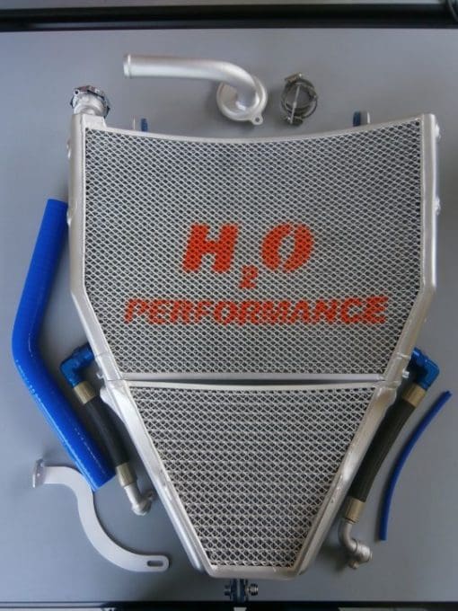 H2O Radiators YAMAHA YZF-R1 M1 _ MY 15/21 OVERSIZED WATER + OIL RADIATOR +KIT