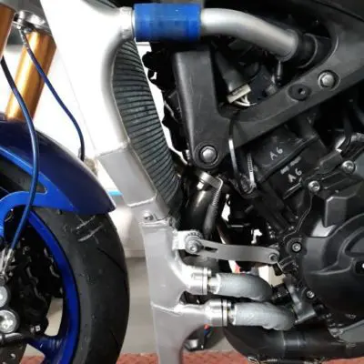 H2O Radiators YAMAHA YZF-R6 _ MY 17/21 OVERSIZED WATER + OIL RADIATOR + KIT