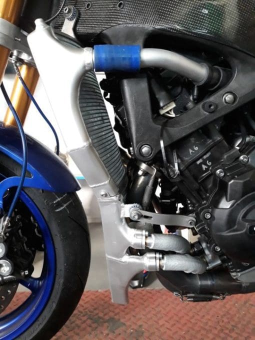 H2O Radiators YAMAHA YZF-R6 _ MY 17/21 OVERSIZED WATER + OIL RADIATOR + KIT