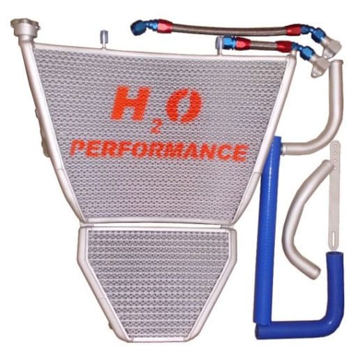 H2O Radiators SUZUKI SUZUKI GSX R 1000 _ MY 09/16 OVERSIZED WATER + OIL RADIATOR +KIT