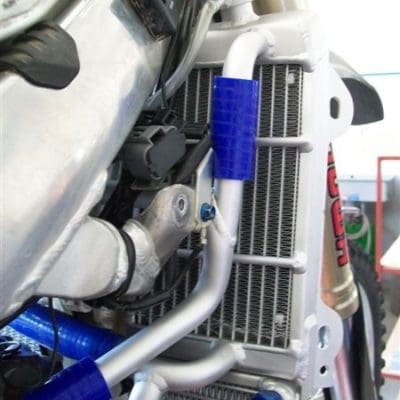H2O Radiators SUZUKI RMZ PAIR OF ALUMINIUM OVERSIZED WATER + OIL RADIATOR