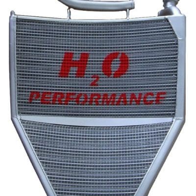 H2O Radiators TRIUMPH DAYTONA 675 MY 06/12 OVERSIZED WATER RADIATOR + KIT