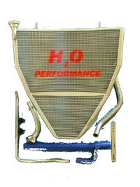 H2O Radiators YAMAHA YZF-R1 _ MY 09/14 OVERSIZED WATER  RADIATOR + KIT