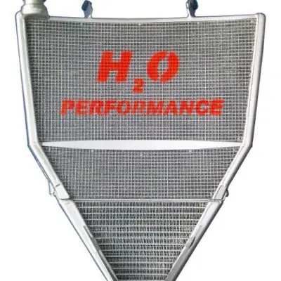 H2O Radiators YAMAHA YZF-R6 _ MY 08/16 OVERSIZED WATER + OIL RADIATORS +KIT