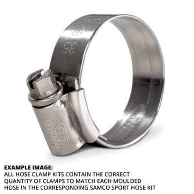 Aprilia RSV 1000 Mille 1998 - 2003 Samco Sport Oil Cooler Stainless Steel Radiator Hose Clamp Kit CK APR-17