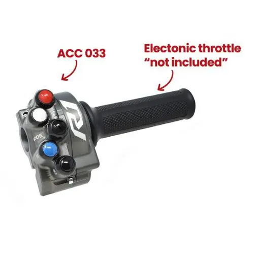 Jetprime Throttle Twist Grip With Integrated Controls For Yamaha YZF-R1 2020+ - Image 4