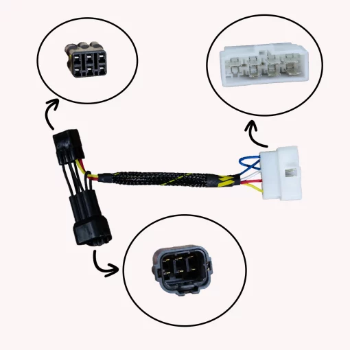 43-0102 Kawasaki ZX6R/ZX10R/Ninja 650R Keyswitch Elimination Harness