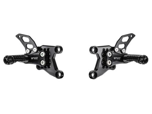 Bonamici Racing Aluminium Rearsets Aprilia RSV 1000 - Tuono 2004-2008