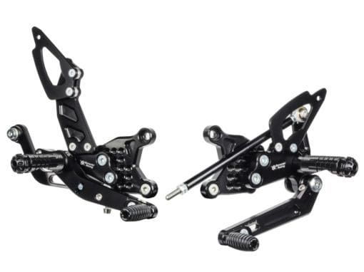 Bonamici Racing Aluminium Rearsets Aprilia RSV4 RF - Tuono V4 (race) + KSA01 2017/2020