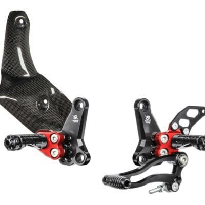 Bonamici Racing Aluminium Rearsets Ducati Streetfighter 2009/2015