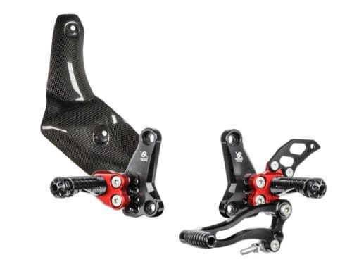 Bonamici Racing Aluminium Rearsets Ducati Streetfighter 2009/2015