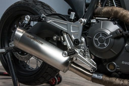 Bonamici Racing Aluminium Rearsets Ducati Scrambler 800  two seater 2015/> - Image 3