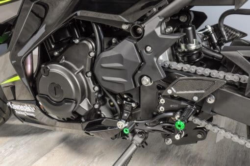 Bonamici Racing Aluminium Rearsets Kawasaki Ninja 250/400 2018/> - Image 2