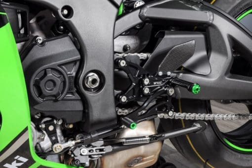 Bonamici Racing Aluminium Rearsets Kawasaki ZX-10R 2016/2020 - Image 2