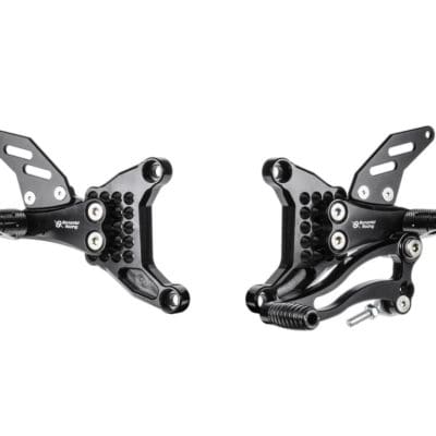 Bonamici Racing Aluminium Rearsets MVAgusta F4 / Brutale  (without QS - senza QS)  (race) 1998/2019