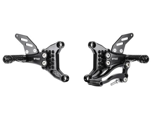 Bonamici Racing Aluminium Rearsets MVAgusta F4 / Brutale  (without QS - senza QS)  (race) 1998/2019