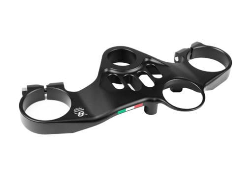 Bonamici Racing Aluminium TOP TRIPLE CLAMP Aprilia RSV4  - RSV4 Factory  Street  (2009/2014) (2019/>) - SILVER - Image 3