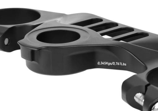 Bonamici Racing Aluminium TOP TRIPLE CLAMP Aprilia RS 660 2020/> -SILVER - Image 3