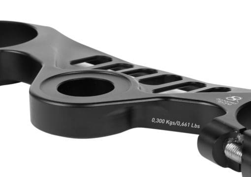 Bonamici Racing Aluminium TOP TRIPLE CLAMP BMW M1000 RR Race 2021/> - SILVER - Image 4