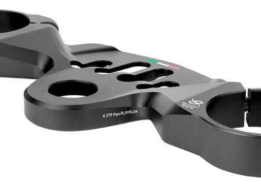Bonamici Racing Aluminium TOP TRIPLE CLAMP Triumph Speed Triple 1200 RR 2022/> SILVER - Image 3