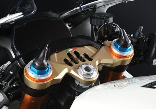 Bonamici Racing Aluminium TOP TRIPLE CLAMP Triumph Speed Triple 1200 RR 2022/> SILVER - Image 5
