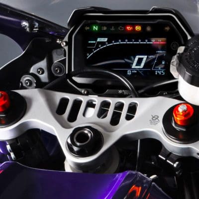 Bonamici Racing Aluminium TOP TRIPLE CLAMP Yamaha YZF R7 Race 2017/> - SILVER