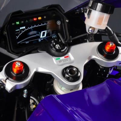Bonamici Racing Aluminium TOP TRIPLE CLAMP Yamaha YZF R7 Street 2017/> - SILVER