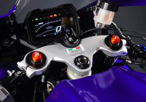 Bonamici Racing Aluminium TOP TRIPLE CLAMP Yamaha YZF R7 Street 2017/> - SILVER