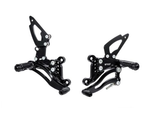 Bonamici Racing Aluminium Rearsets Triumph Speed Triple 1050 2004/2010