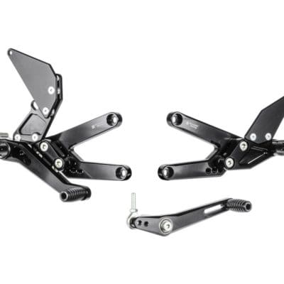 Bonamici Racing Aluminium Rearsets Triumph Daytona 675 without Quickshifter - senza QS 2013/2017