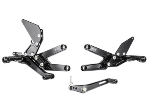 Bonamici Racing Aluminium Rearsets Triumph Daytona 675 without Quickshifter - senza QS 2013/2017
