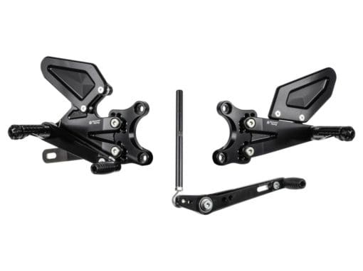 Bonamici Racing Aluminium Rearsets Triumph Street Triple S/R/RS 765 2017/>
