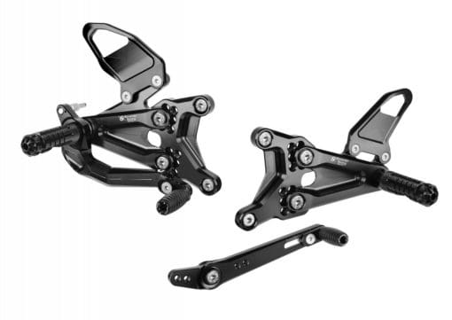 Bonamici Racing Aluminium Rearsets Triumph Speed Triple 1200 RR 2022/>