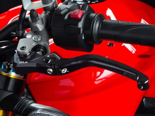 Bonamici Racing Aluminum lever kit Ducati Monster 1100, Monster 1200, 749/999/848/1098/1198/899/959/1199/1299/PanigaleV2/PanigaleV4, V4S, V4R/Streetfighter 848/1100/V4/Diavel/Multistrada1200/MultistradaV4.V4S.V4Ssport.V4PIKES PEAK/MultistradaV2.V2S - Image 2