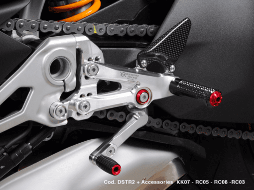 Bonamici Racing Aluminium Rearsets Ducati Streetfighter V4 2020/> - Image 3